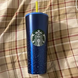 Starbucks Blue Speckle Cold Cup
